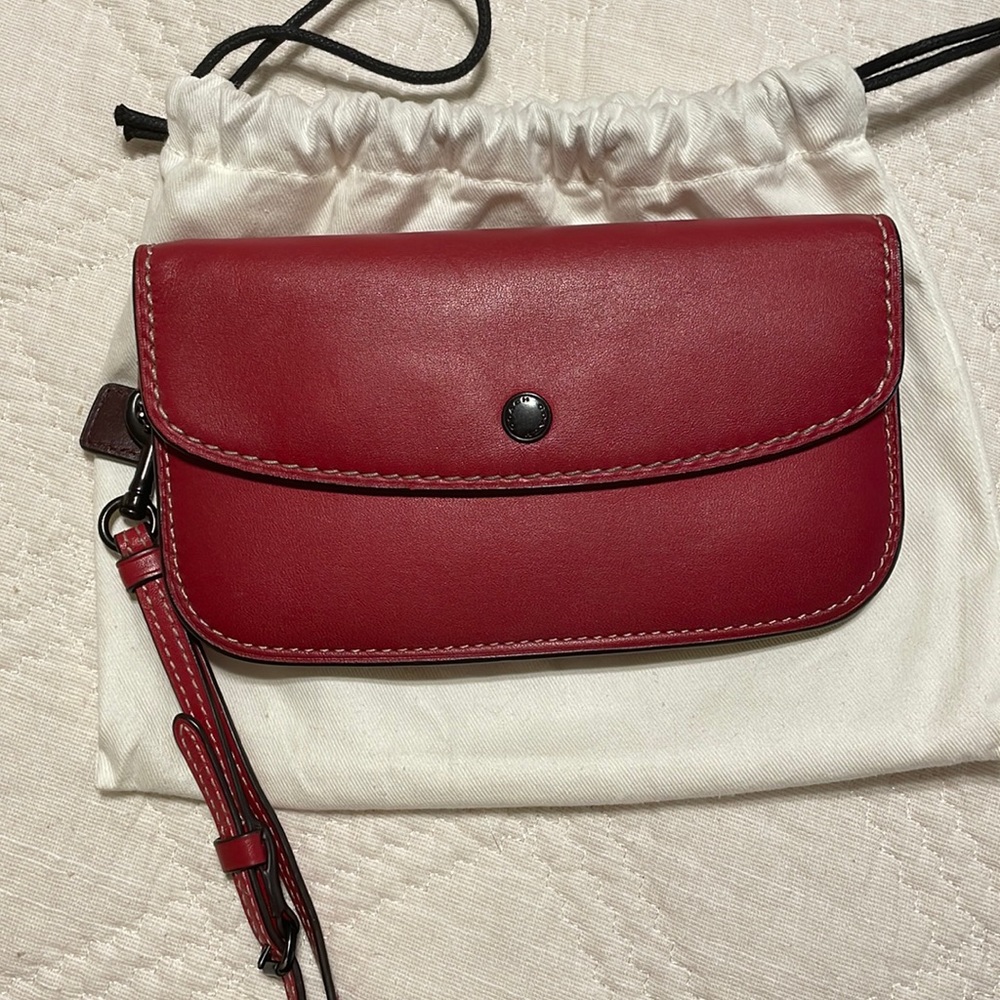Red Coach Wallet and Rexy